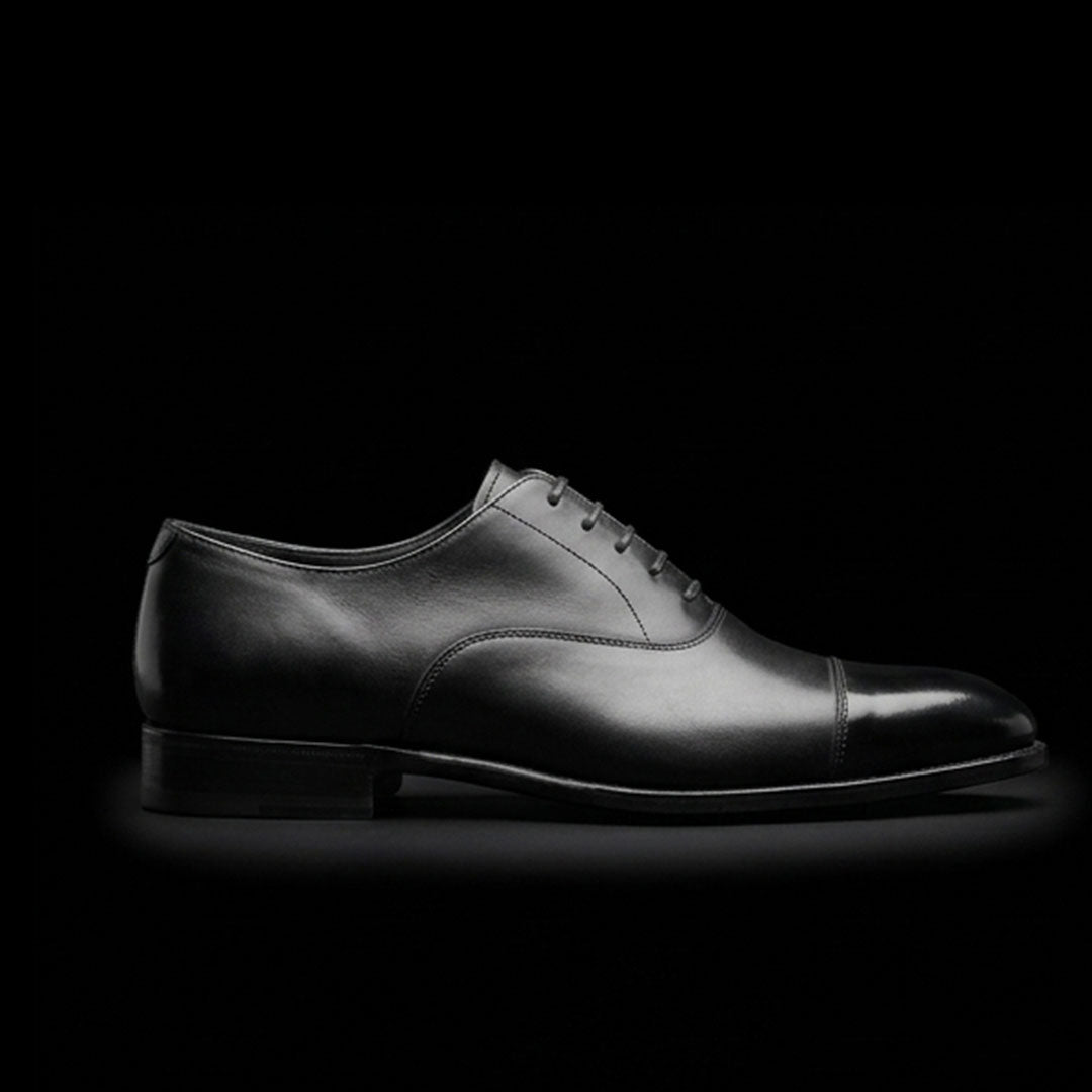 The Ancona – Black Calf Leather Luxury Ankle Boots | Leather Shoe