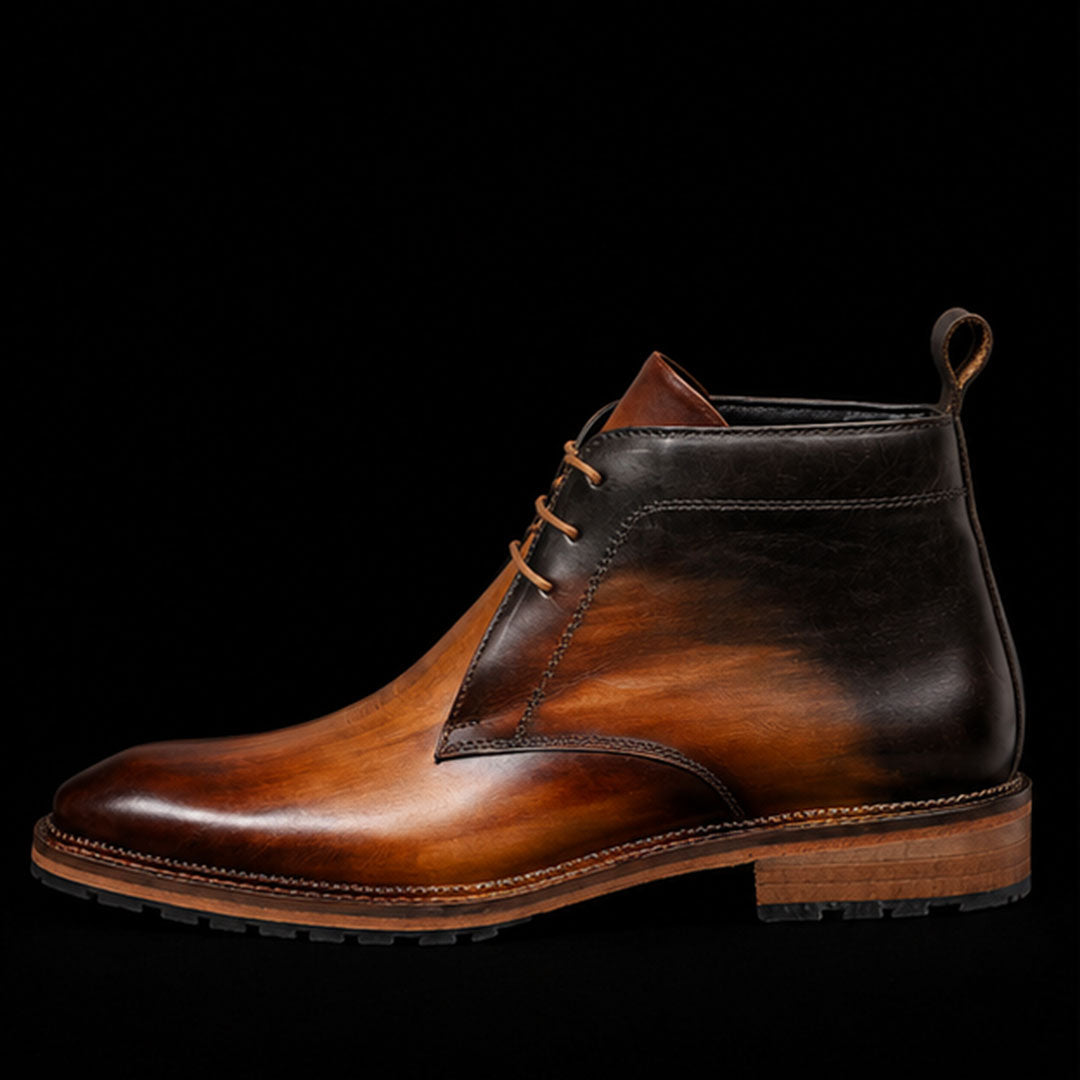 The Croft – Tan Calf Leather Classic Chukka Boots | Leather Shoe