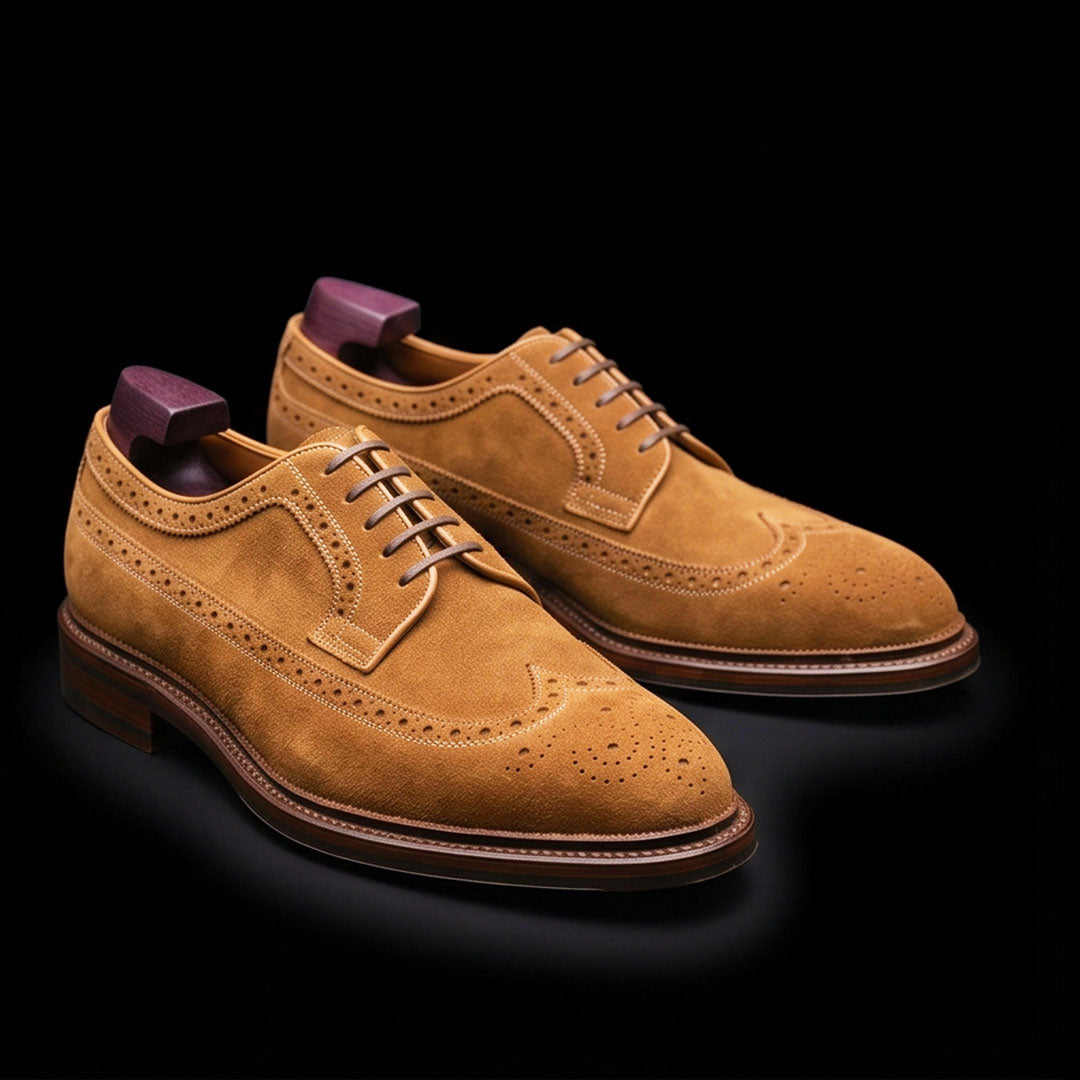 The Clasp – Brown Suede Oxford | Leather Shoe
