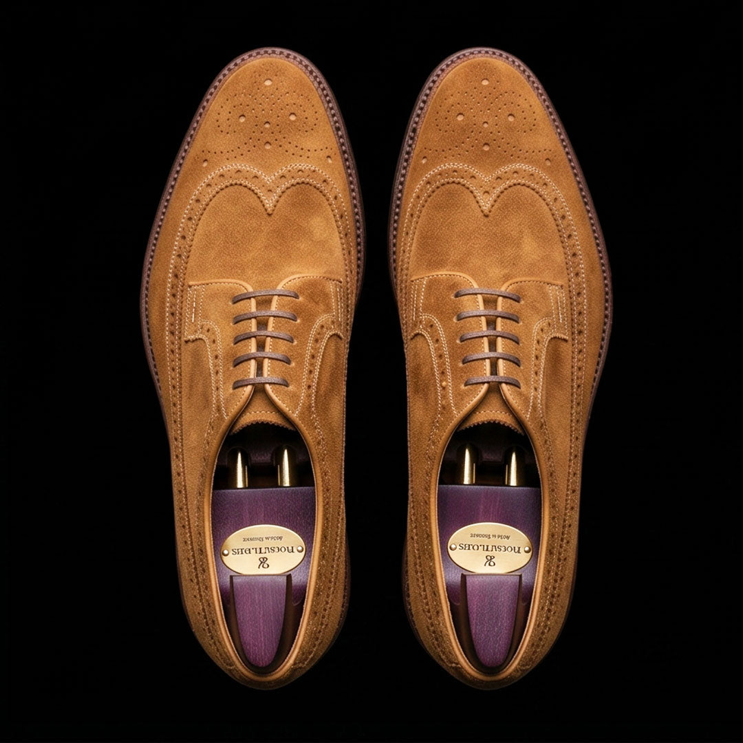 The Clasp – Brown Suede Oxford | Leather Shoe