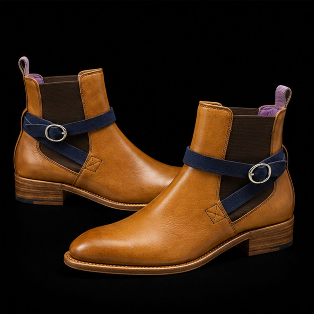 The Balmoral – Tan Brown Leather Jodhpur Boots | Leather Shoe