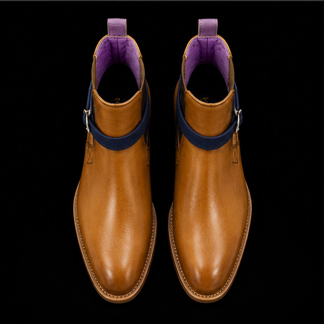 The Balmoral – Tan Brown Leather Jodhpur Boots | Leather Shoe
