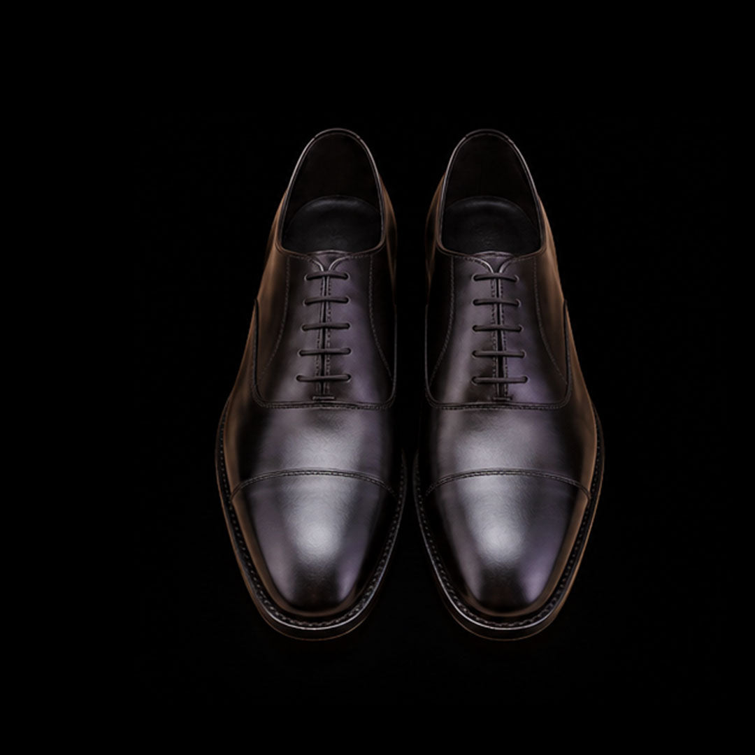 The Almería – Black Calf Leather Formal Oxford | Leather Shoe