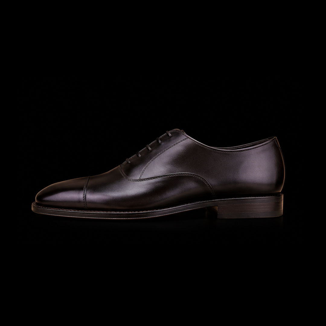 The Almería – Black Calf Leather Formal Oxford | Leather Shoe