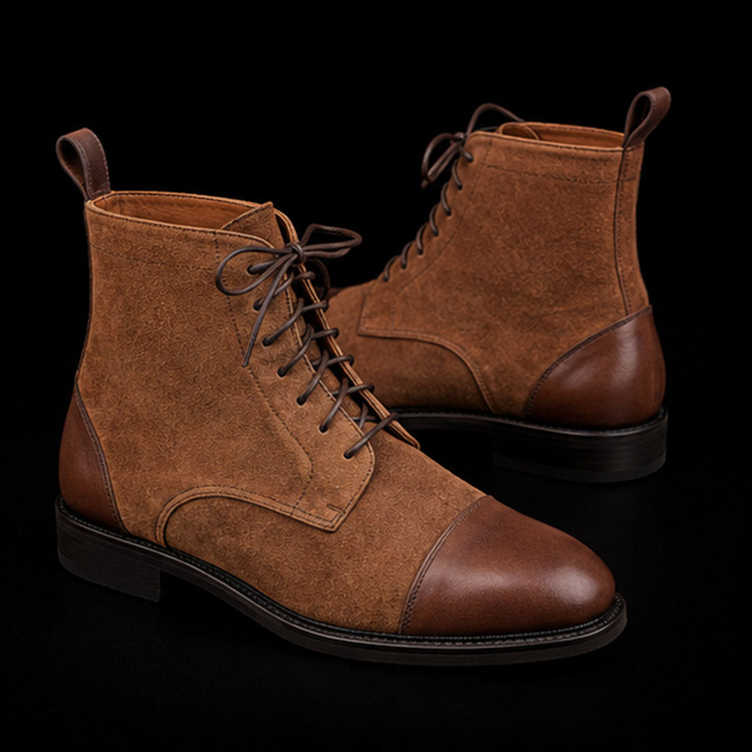 The Ferrule – Brown Suede Ankle Boots | Leather Shoe