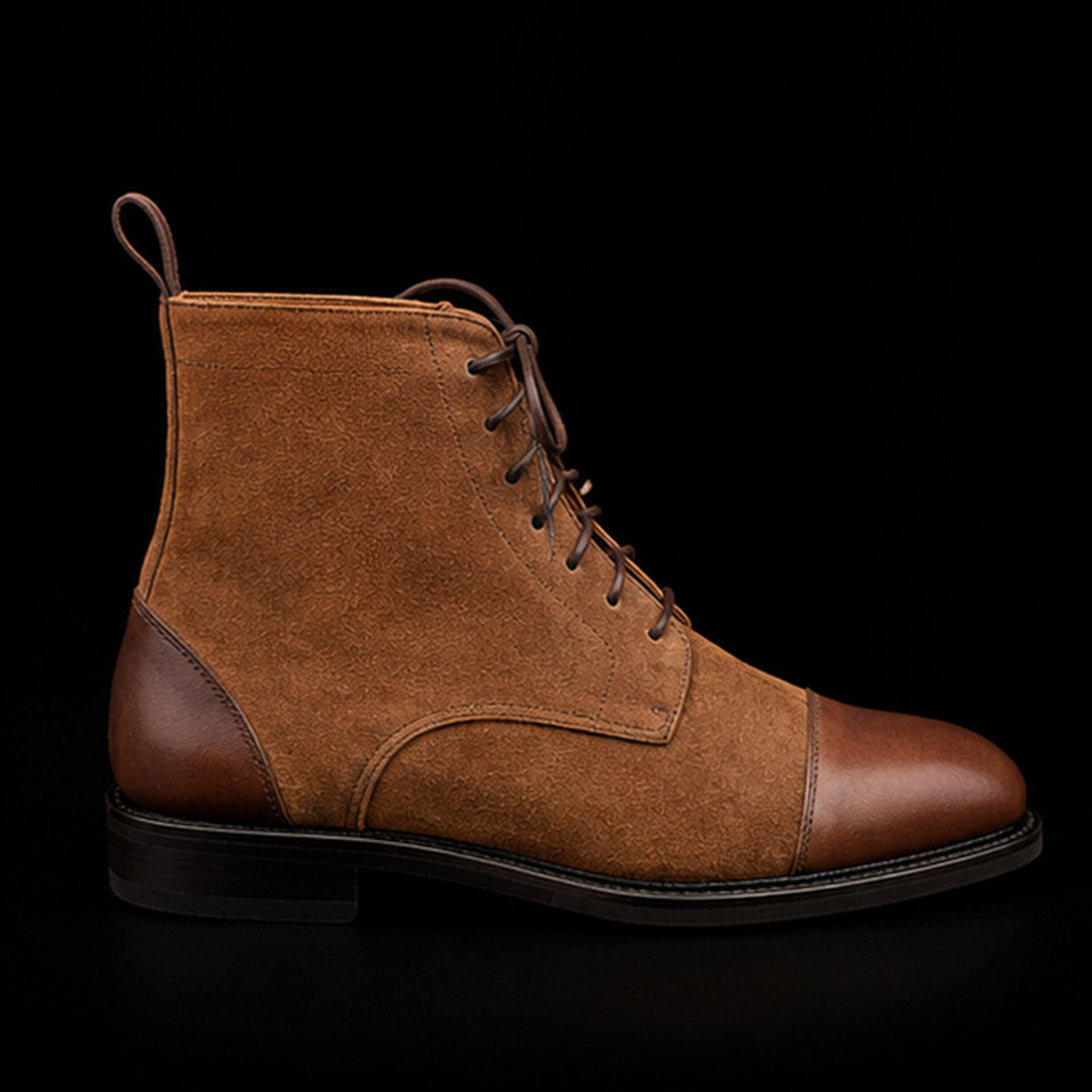 The Ferrule – Brown Suede Ankle Boots | Leather Shoe