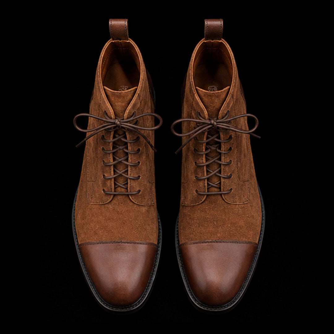 The Ferrule – Brown Suede Ankle Boots | Leather Shoe