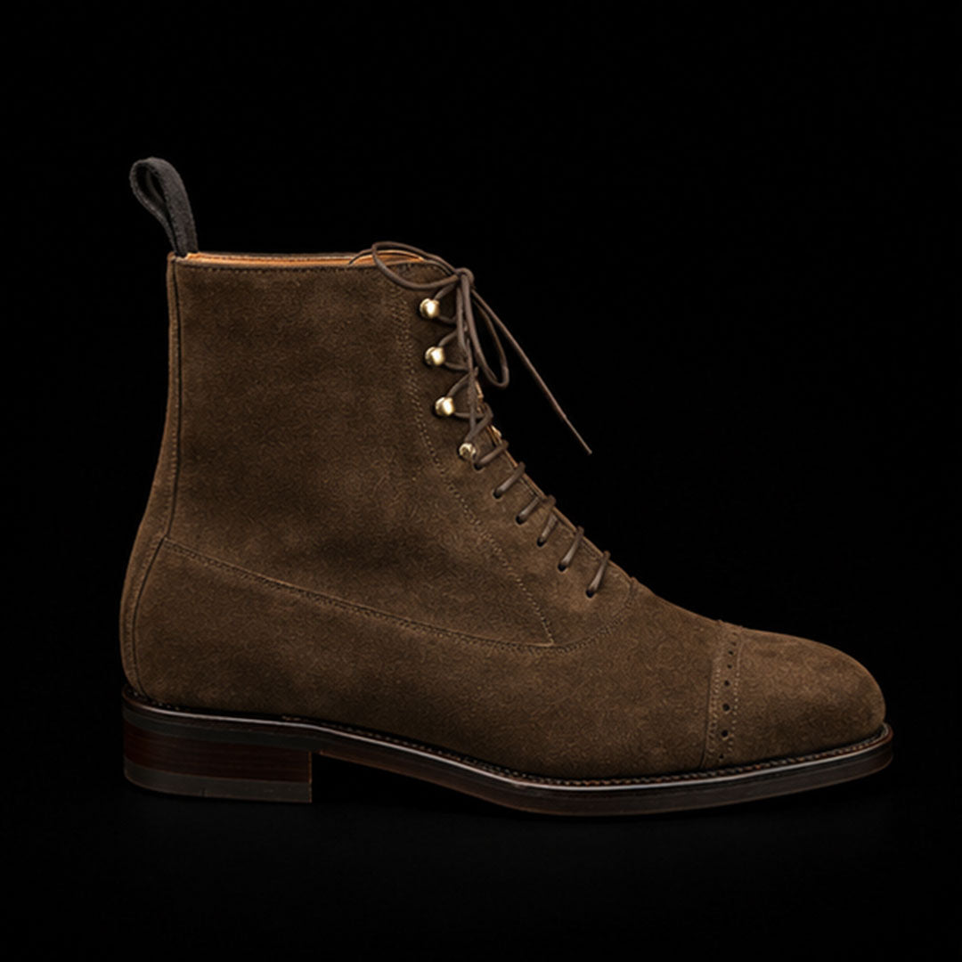The Kangaroo – Brown Suede Ankle Dress Boots | Leather Shoe