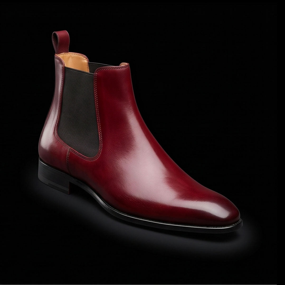 The Padua – Ox Blood Leather Chelsea Boots | Leather Shoe