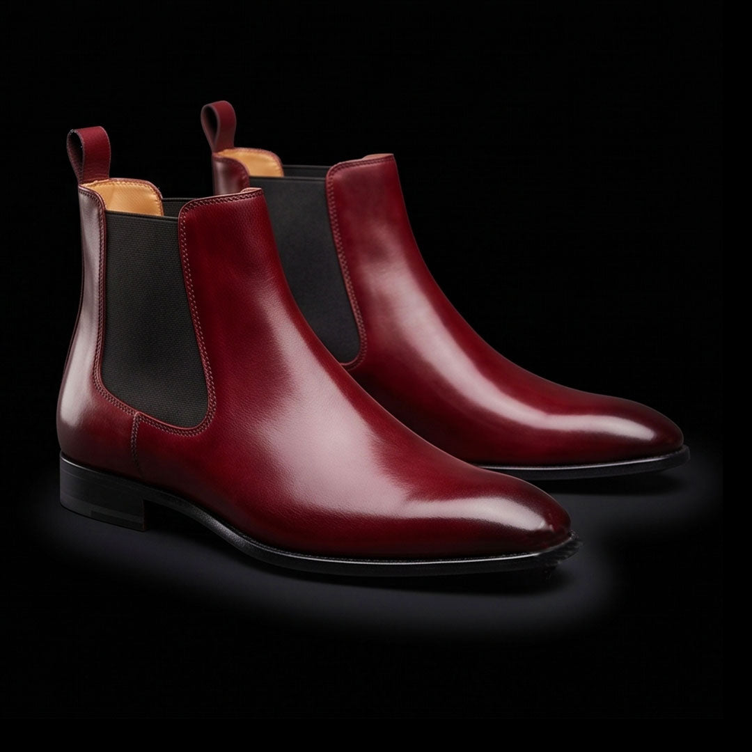 The Padua – Ox Blood Leather Chelsea Boots | Leather Shoe