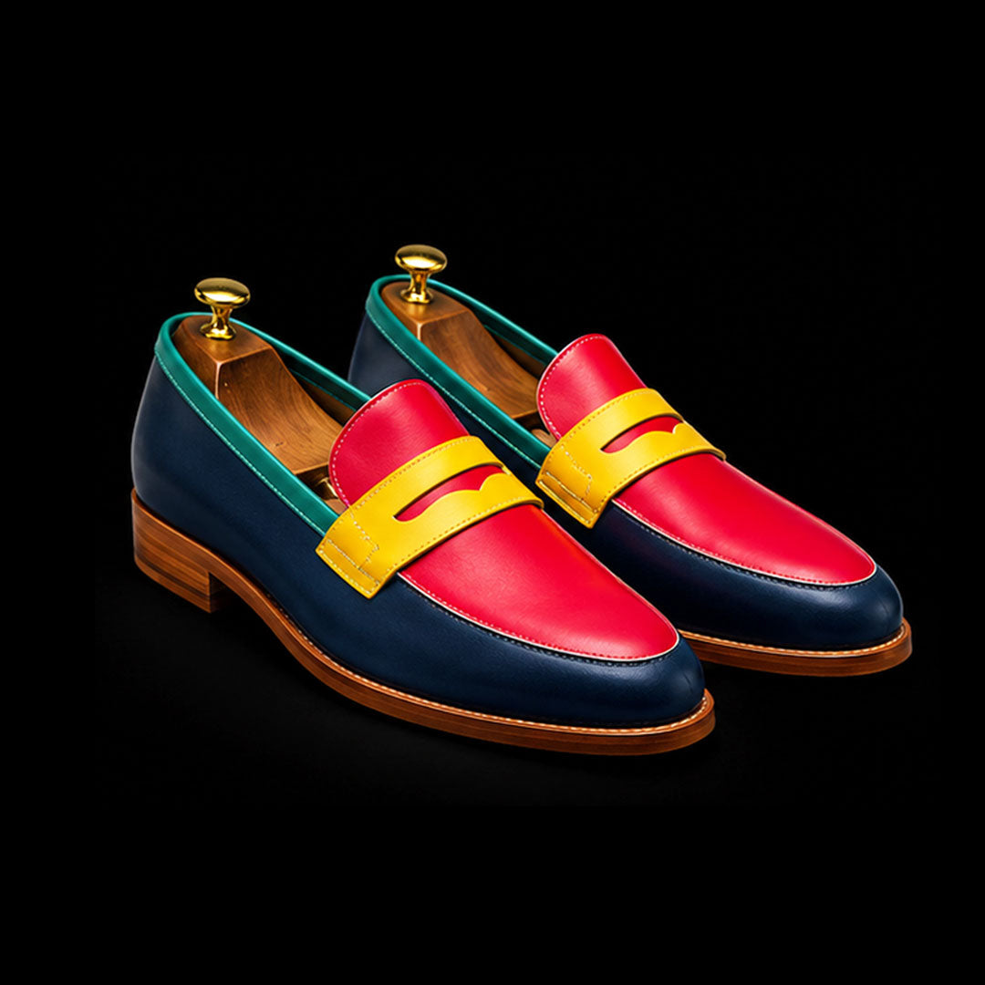 The Havana – Multi-Colour Calf Leather Penny Loafer | Leather Shoe