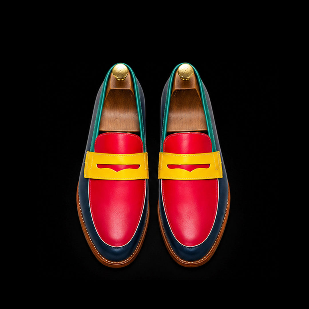 The Havana – Multi-Colour Calf Leather Penny Loafer | Leather Shoe