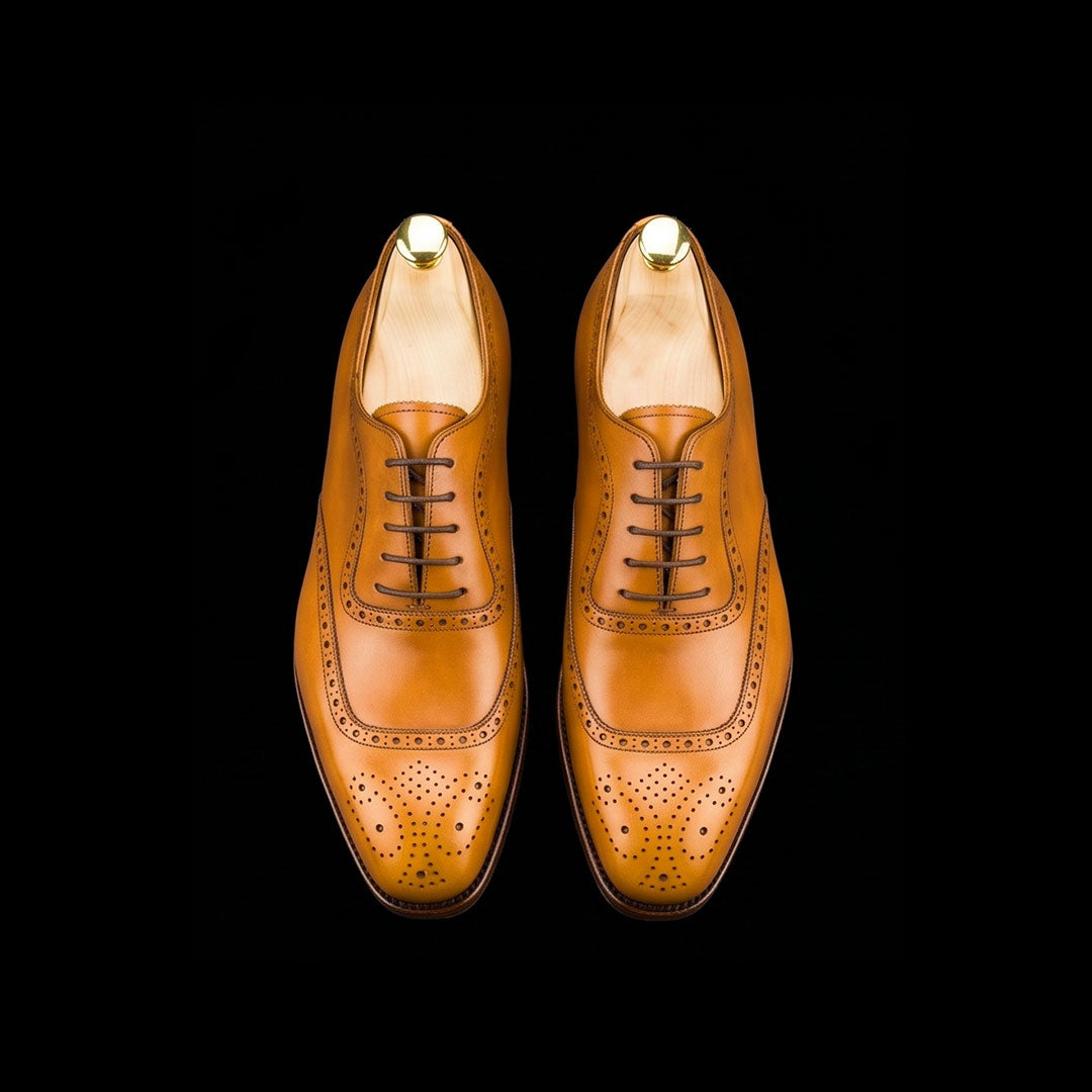 The Lucca – Tan Brown Formal Lace Up Oxford | Leather Shoe
