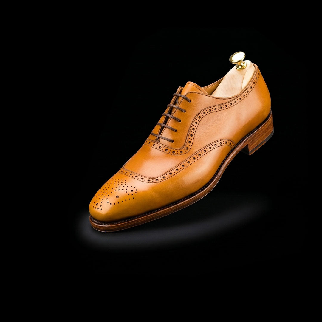 The Lucca – Tan Brown Formal Lace Up Oxford | Leather Shoe