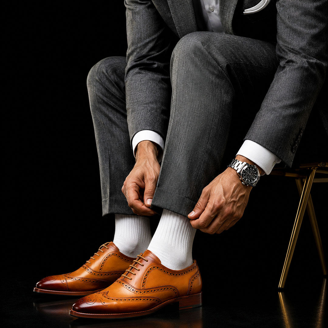 The Vachetta – Tan Wingtip Brogue Oxford | Leather Shoe