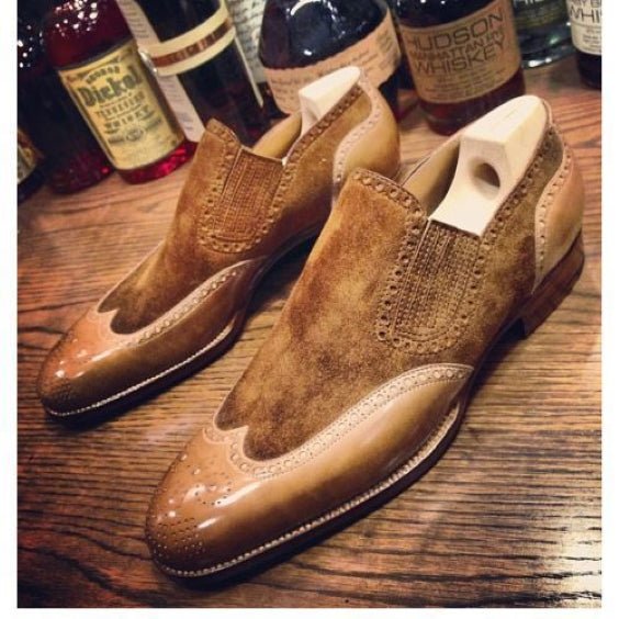 The Keeper – Two-Tone Brown Leather & Suede | Leather Shoe